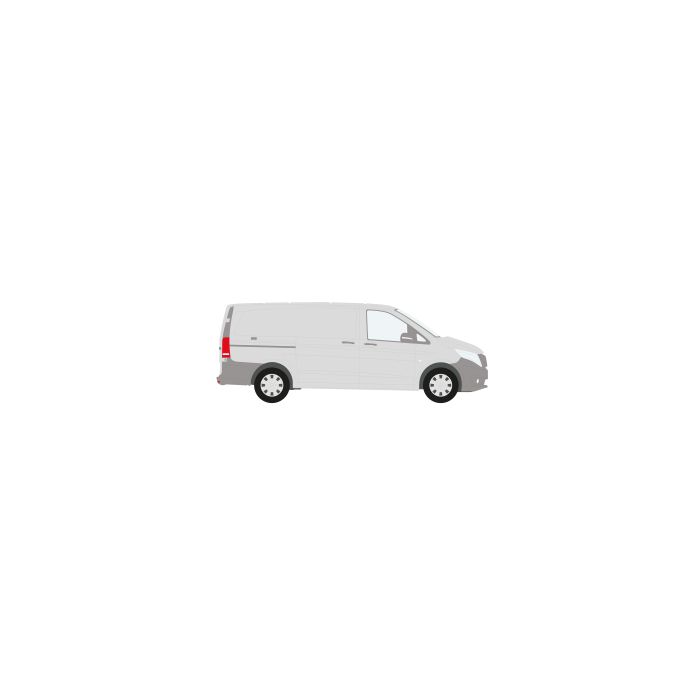 bott Smartvan - Modular Vehicle Shelving System | For Vito (2014 - ) Mk3 Panel Van, L2, Length: 5140mm, Sliding Door Dual main product photo
