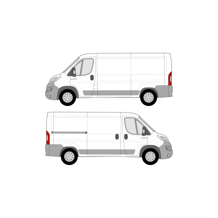 bott Smartvan - Modular Vehicle Shelving System | For RAM Promaster (2014 - present) Cargo Van Wheelbase: 136", Low Roof, FWD, Sliding Door Right main product photo