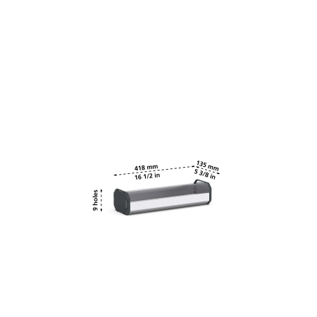 16 1/2W x 5 3/8D shelf kit