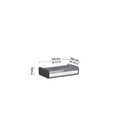 16 1/2W x 10 1/4D shelf kit