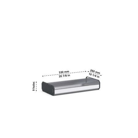 20 7/8W x 10 1/4D shelf kit