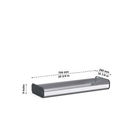 29 3/4W x 10 1/4D shelf kit