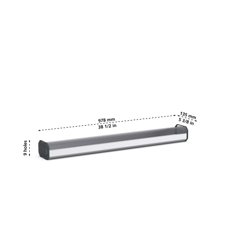 38 1/2W x 5 3/8D shelf kit