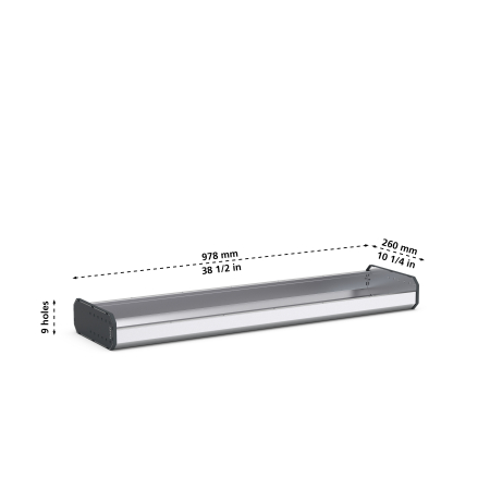 38 1/2W x 10 1/4D shelf kit