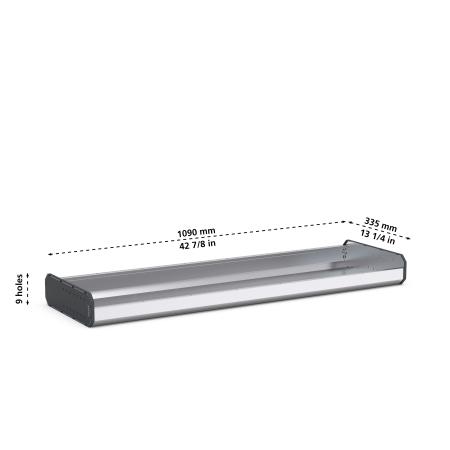 42 7/8W x 13 1/4D shelf kit