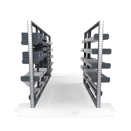 Electricians Van Shelving Package 01 - Mercedes Sprinter Standard/ High Roof, 144&quot; Wheelbase