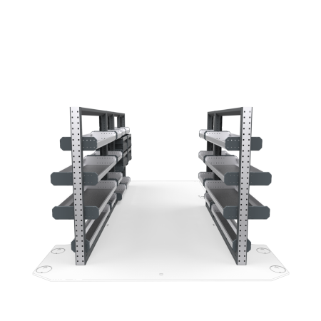 General Contractors Van Shelving Package 01 - GMC Savana/ Chevrolet Express Standard Roof, 155&quot; Wheelbase 