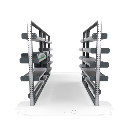 General Contractors Van Shelving Package 01 - Mercedes Sprinter Standard/ High Roof, 144&quot; Wheelbase