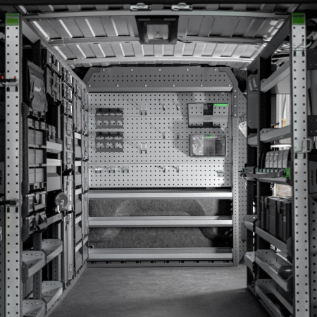 bott Smartvan - Modular Vehicle Shelving System | For Chevrolet Express (2000 - present) Cargo Van Regular 135&quot; wheelbase, standard roof, single sliding door