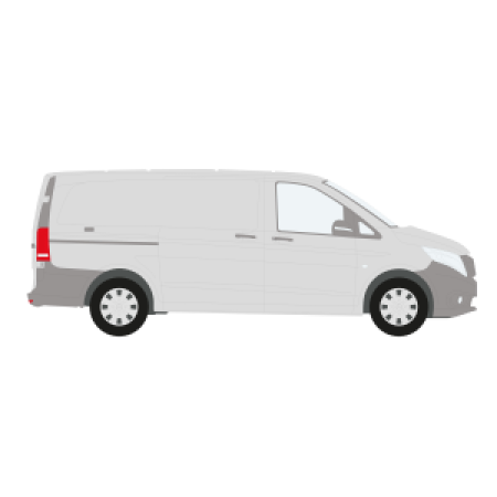 bott Smartvan - Modular Vehicle Shelving System | For Vito (2014 - ) Mk3 Panel Van, L2, Length: 5140mm, Sliding Door Dual