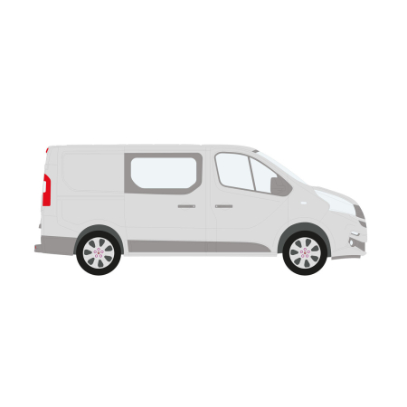 bott Smartvan - Modular Vehicle Shelving System | For Talento (2016 - ) Crew Van, L1H1, Length: 4999mm