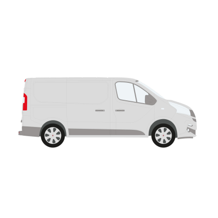 bott Smartvan - Modular Vehicle Shelving System | For Talento (2016 - ) Panel Van, L1H1, Length: 4999mm, Sliding Door Dual