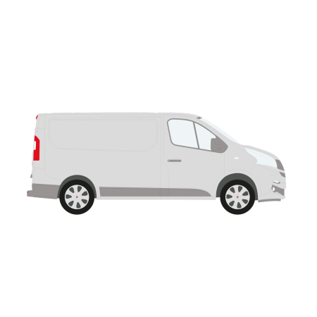 bott Smartvan - Modular Vehicle Shelving System | For Talento (2016 - ) Panel Van, L1H1, Length: 4999mm, Sliding Door Left