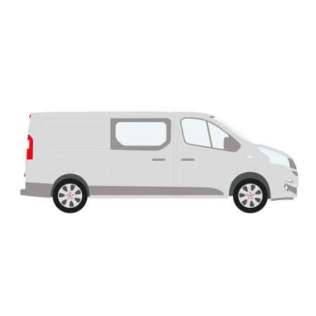 bott Smartvan - Modular Vehicle Shelving System | For Talento (2016 - ) Crew Van, L2H1, Length: 5399mm