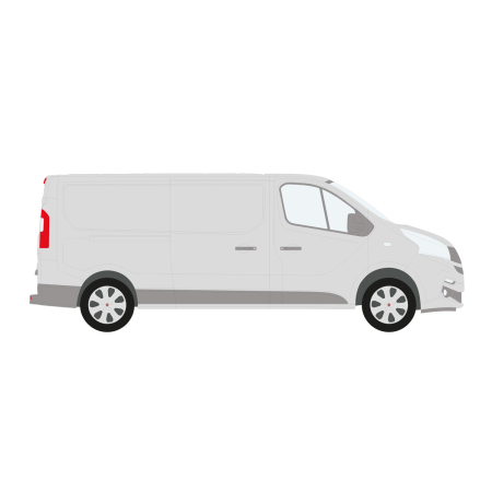 bott Smartvan - Modular Vehicle Shelving System | For Talento (2016 - ) Panel Van, L2H1, Length: 5399mm, Sliding Door Dual