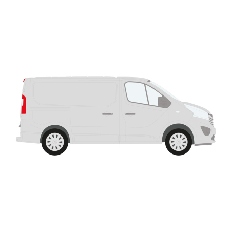 bott Smartvan - Modular Vehicle Shelving System | For Vivaro (2014 - 2019) Mk2 Panel Van, L1H1, Length: 4999mm, Sliding Door Dual