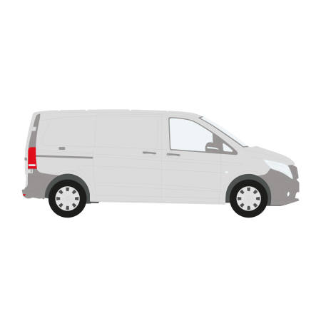 bott Smartvan - Modular Vehicle Shelving System | For Vito (2014 - ) Mk3 Panel Van, L1, Length: 4895mm, Sliding Door Dual