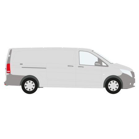 bott Smartvan - Modular Vehicle Shelving System | For Vito (2014 - ) Mk3 Panel Van, L3, Length: 5370mm, Sliding Door Dual