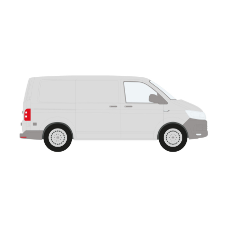 bott Smartvan - Modular Vehicle Shelving System | For Transporter T5/6 (2003 - 2024 ) Panel Van, L1H1, Length: 4904mm, Sliding Door Dual