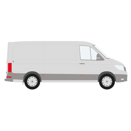 bott Smartvan - Modular Vehicle Shelving System | For TGE (2018 - ) Panel Van, L3H3 (MWB), Length: 5986mm, FWD, Sliding Door Left