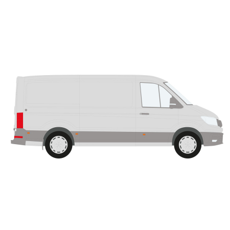 bott Smartvan - Modular Vehicle Shelving System | For Crafter (2017 - ) MK2 Van, MWB High Roof (L3H3), L=5986mm, FWD, Sliding Door Left