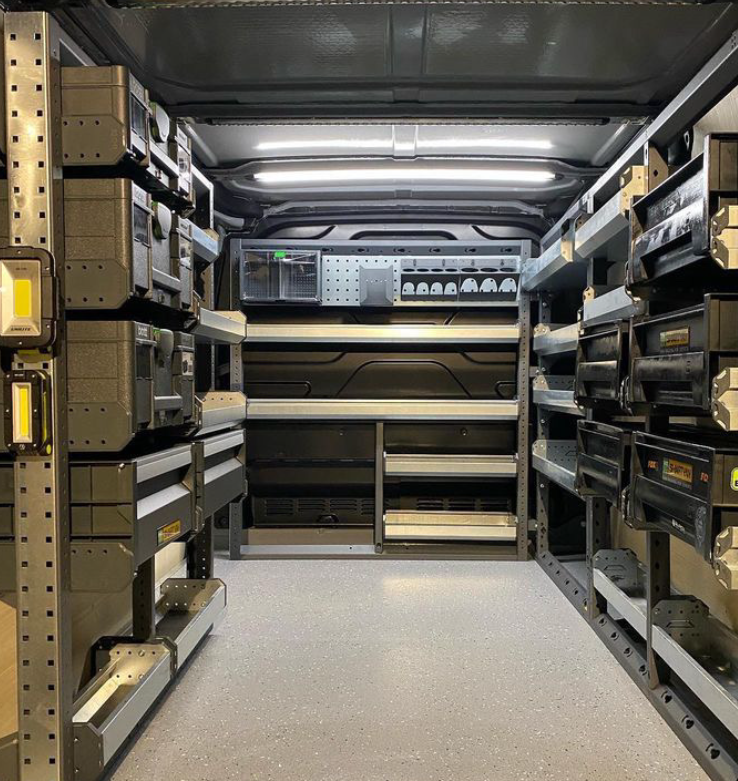 Professional Metal Van Racking