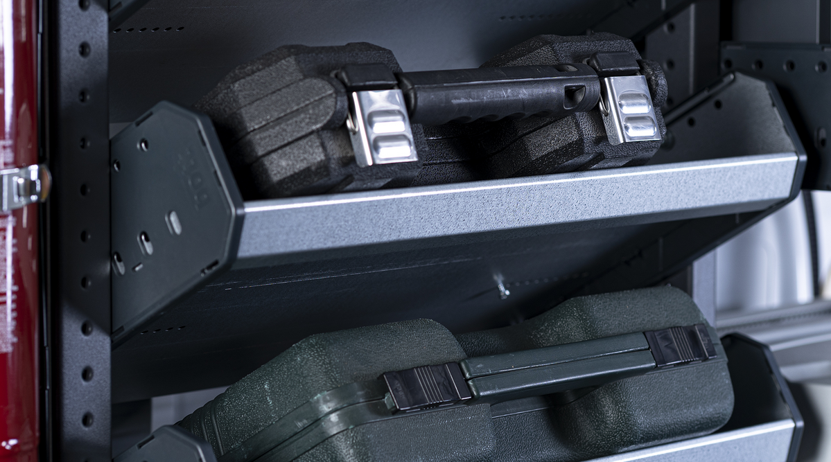 Case Holder Shelf - Van Accessories
