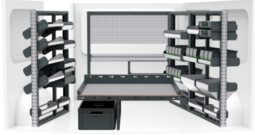 Metal Racking System with Raised Floor