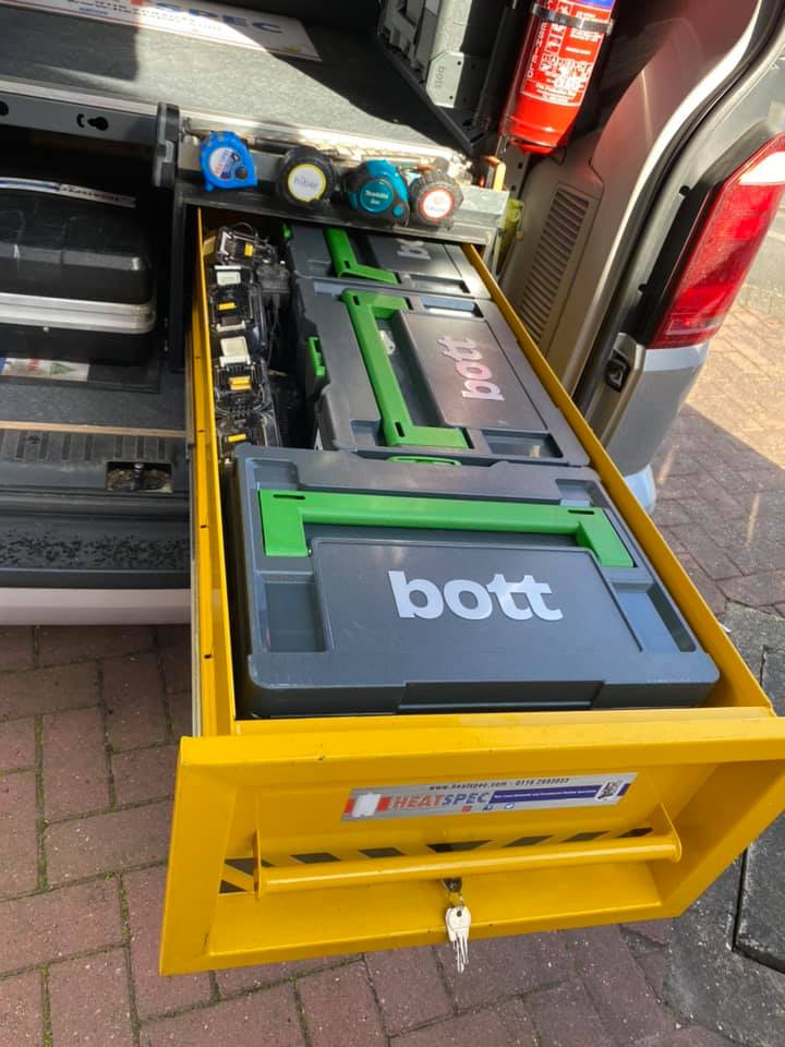 lockable van storage for added security